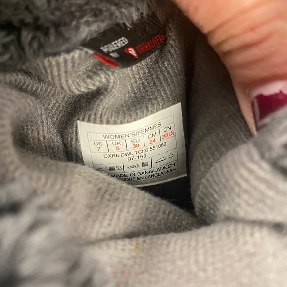 The North Face Thermoball 8" Lace Boots Purple Quilted Size 7 Winter Snow Cozy - Picture 6 of 11